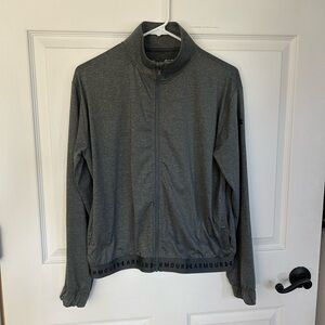 Under Armour lightweight zip up with pockets gray Size Small
